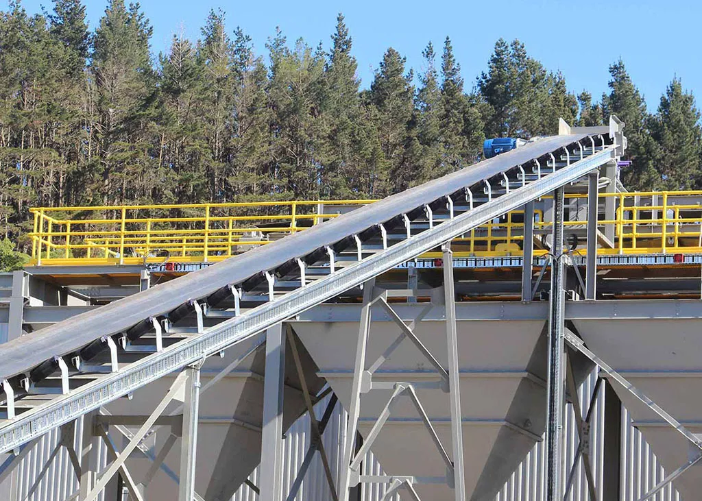 conveyor industries masonry block plant install