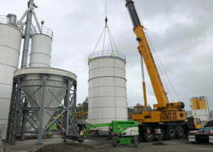 conveyor industries silo install