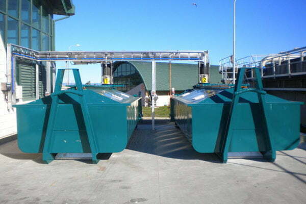 conveyor industries self-levelling skip bins