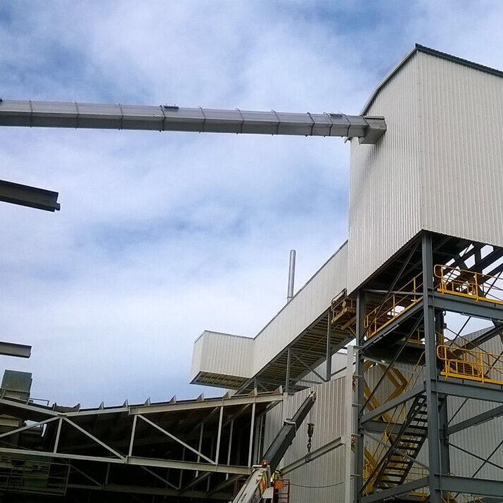 Air-Supported Belt Conveyor CS CIL Ltd air-supported belt conveyor site upgrade.