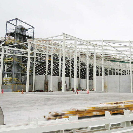 400 TPH bucket elevator designed and fabricated by CIL Ltd for fertiliser handling facility in NZ.