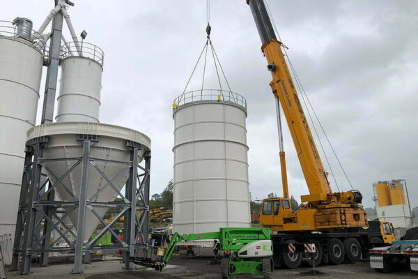 conveyor industries silo install