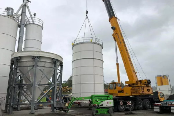 conveyor industries silo install