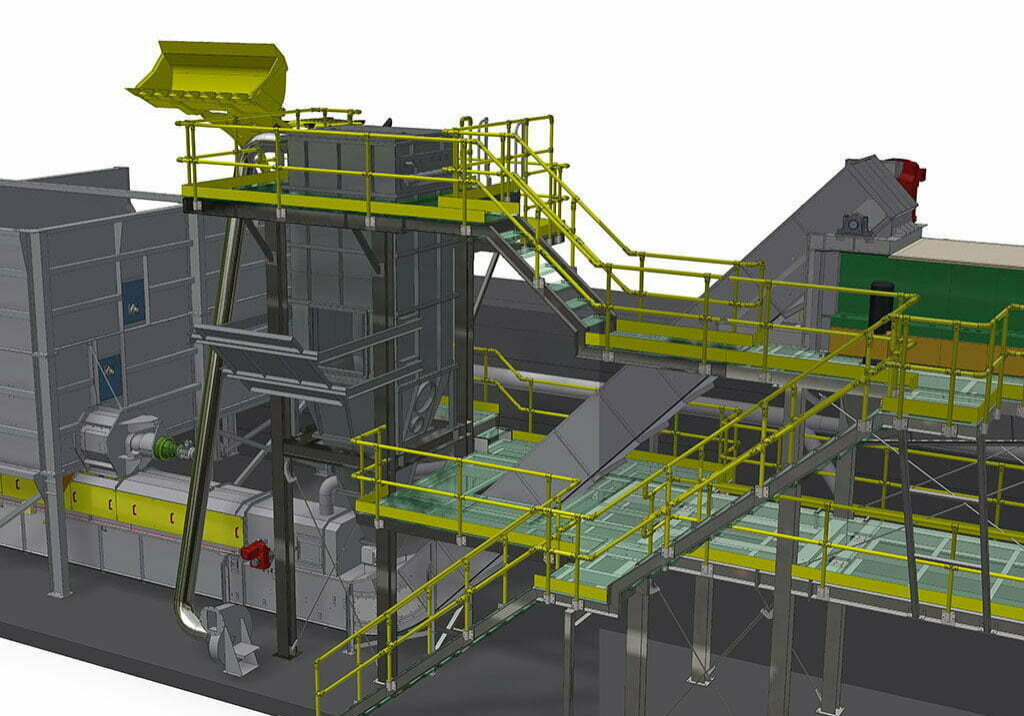 conveyor industries conveying equipment site layout